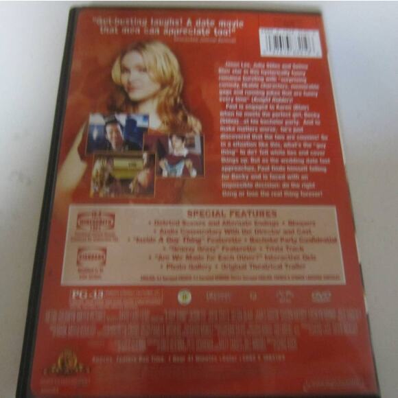 Romantic Comedy Special Edition DVD A Guy Thing Jason Lee Julia Stiles Selma - Picture 3 of 3